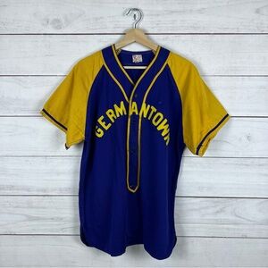 RARE Vintage 50s Germantown Southern Baseball Jersey Medium